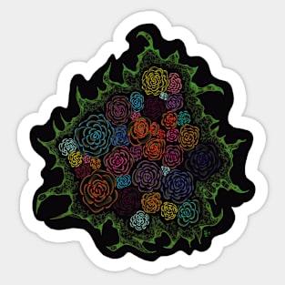 Lots of Roses Sticker